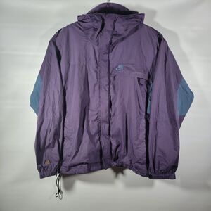 VINTAGE NIKE SWOOSH ACG F.I.T. PURPLE GRAPES HOODED NYLON JACKET SIZE LARGE RARE